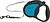 Фото Collar Поводок-рулетка ленточная Control S 4 м / 12 кг синий (81002)