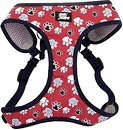 Фото Coastal Шлея Designer Wrap 40.6-48.3 см red with paws (06463_RWPXSM)