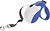Фото Ferplast Поводок-рулетка ленточная Amigo Tape S 5 м / 15 кг blue/white (75712025)