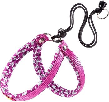 Фото Ferplast Шлея Agila Fantasy 4 44 см / 52 см / 20 мм pink (75576443)