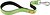 Фото Ferplast Поводок-водилка Dual Colours GM25/45 0.45 м / 25 мм green/black (75179923)