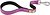 Фото Ferplast Поводок-водилка Dual Colours GM25/45 0.45 м / 25 мм purple/black (75179919)