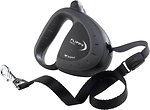 Фото Ferplast Поводок-рулетка ленточная Flippy Tech Tape L 5 м / 50 кг black/grey (75032021)