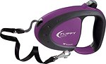 Фото Ferplast Поводок-рулетка ленточная Flippy Tech Tape L 5 м / 50 кг purple/black (75032019)
