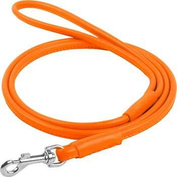 Фото Collar Поводок классический Waudog Glamour 1.83 м / 13 мм оранжевый (34414)