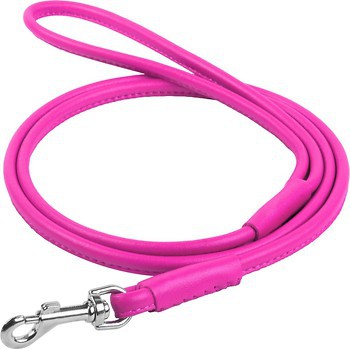 Фото Collar Поводок классический Waudog Glamour 1.83 м / 6 мм розовый (34387)
