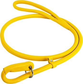 Фото Collar Поводок-ринговка Waudog Glamour 1.83 м / 13 мм желтый (34488)