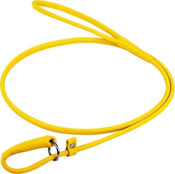 Фото Collar Поводок-ринговка Waudog Glamour 1.83 м / 6 мм желтый (34458)