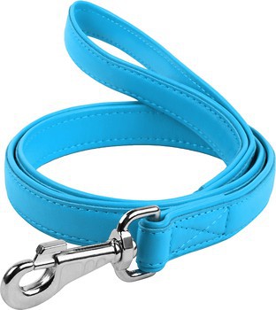 Фото Collar Поводок классический Waudog Classic 1.22 м / 25 мм голубой (33762)
