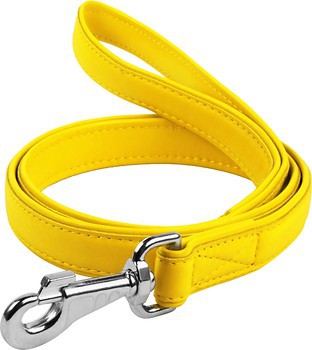 Фото Collar Поводок классический Waudog Classic 1.22 м / 25 мм желтый (33768)