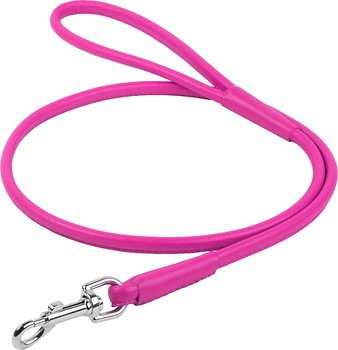 Фото Collar Поводок классический Waudog Glamour 1.22 м / 6 мм розовый (33807)