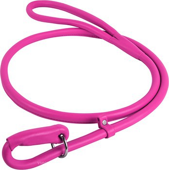 Фото Collar Поводок-ринговка Waudog Glamour 1.35 м / 13 мм розовый (33967)