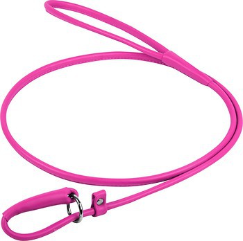 Фото Collar Поводок-ринговка Waudog Glamour 1.35 м / 6 мм розовый (33927)