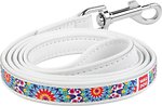 Фото Collar Поводок классический Waudog Printed 1.22 м / 12 мм белый (376115)