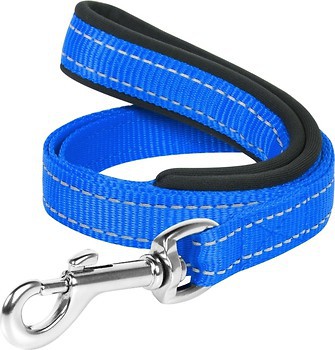 Фото Collar Поводок классический Dog Extreme 1.5 м / 20 мм голубой (43152)