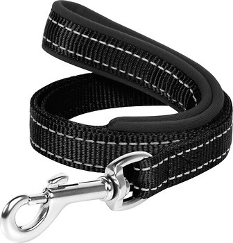 Фото Collar Поводок классический Dog Extreme 1.5 м / 20 мм черный (43151)