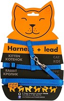 Фото Collar Шлея с поводком Dog Extreme 20-30 см / 25-40 см / 10 мм голубой (42852)