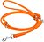 Фото Collar Поводок-перестежка Waudog Glamour 1.83 м / 10 мм оранжевый (33984)