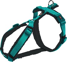 Фото Trixie Шлея Premium Trekking Harness XL 80-97 см / 25 мм ocean/graphite (1997512)