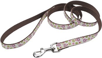 Фото Coastal Поводок классический Ribbon 1.2 м / 16 мм floral rose (61474_FLR04)