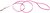 Фото Coastal Поводок классический Single-Ply 1.2 м / 10 мм pink bright (00304_PKB04)
