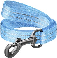 Фото Collar Поводок классический Waudog Re-cotton 3 м / 20 мм голубой (03102)