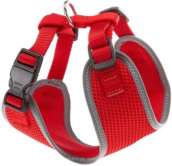 Фото Ferplast Шлея Nikita P S 24-31 см / 30-41 см / 15 мм red (75468722)