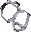 Фото Croci Шлея Soft Reflective H-Harness 25-40 см / 10 мм grey