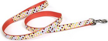 Фото Coastal Поводок классический Ribbon 1.2 м / 16 мм dots (61474_DOT04)