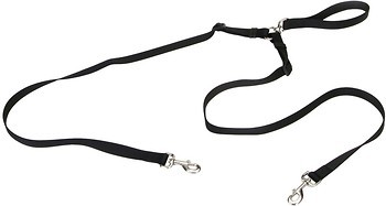 Фото Coastal Поводок-сворка 2 Dog Walker 1.2 м / 25 мм black (09094_BLK04)
