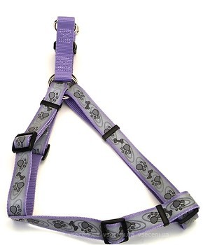 Фото Coastal Шлея Lazer 66-97 см / 25 мм purple paws bones (46955_PPP38)