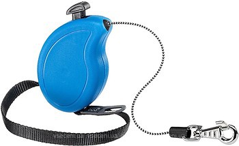 Фото Ferplast Поводок-рулетка тросовая Flippy One Cord Mini 3 м / 8 кг blue (75091025)