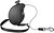 Фото Ferplast Поводок-рулетка тросовая Flippy One Cord Mini 3 м / 8 кг black (75091017)