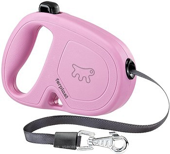 Фото Ferplast Поводок-рулетка ленточная Flippy One Tape S 4 м / 15 кг pink (75092216)