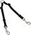 Фото Coastal Поводок-сворка 2 Dog Adjustable Coupler 0.9 м / 20 мм black (00369_BLK24)
