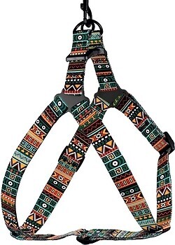 Фото BronzeDog Шлея Urban Этническая 45-60 см ментоловая (71/1383/Т)