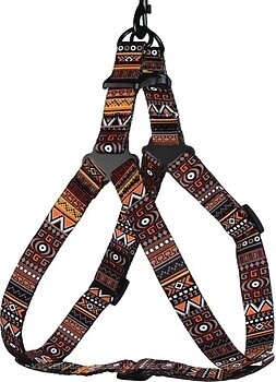 Фото BronzeDog Шлея Urban Этническая 45-60 см оранжевая (71/1385/Т)