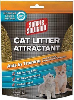 Фото Simple Solution Средство для приучения кошек к туалету Cat Litter Attractant 255 г (ss11606)