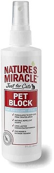Фото 8in1 Отпугиватель для кошек Nature's Miracle Pet Block Cat Repellent Spray 236 мл (680285/5779)