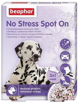 Фото Beaphar Успокаивающее средство для собак No Stress Spot On 3x 0.7 мл (13912)