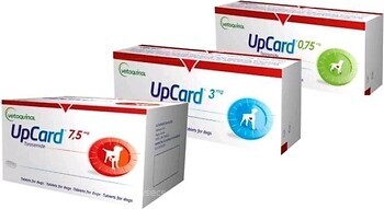 Фото Vetoquinol таблетки UpCard (АпКард) для собак, 0.75 мг/10 шт