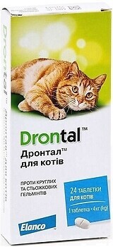 Фото Elanco Таблетки Дронтал (Drontal) 1 шт