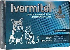 Фото Modes Таблетки Ивермител (Ivermitel) для собак и котов 30 шт