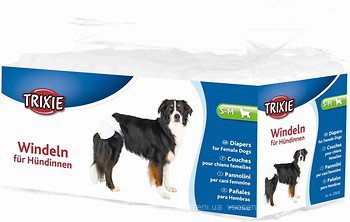 Фото Trixie Подгузники Diapers for Female Dogs S-M 28-40 см 12 шт. (23632)