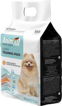Фото AnimAll Пеленки Puppy Training Pads 60x60 см 100 шт.