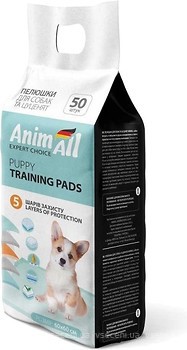 Фото AnimAll Пеленки Puppy Training Pads 60x60 см 50 шт.