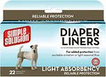 Фото Simple Solution Прокладки Diaper Liner-Light Flow 22 шт. (SS10608-3P)