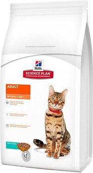 Фото Hill's Science Plan Feline Adult Optimal Care Tuna 10 кг