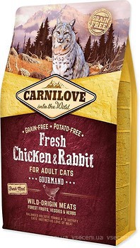 Фото Carnilove Fresh Chicken&Rabbit Gourmand 6 кг