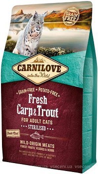 Фото Carnilove Fresh Carp&Trout Sterilised 2 кг